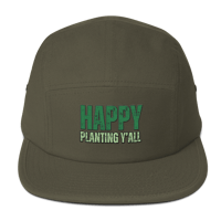 Image 3 of "Happy Planting Y'all" Five Panel Cap