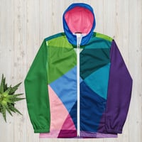 Image 2 of I'm A Little Abstract Men’s Windbreaker  
