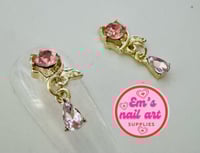 Image 2 of Pink dangle charms 