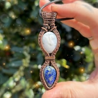 Image 1 of Moonstone X Sodalite Pendant 