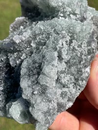 Image 7 of Green Fluorite With Sugar Quartz Specimen #1589 
