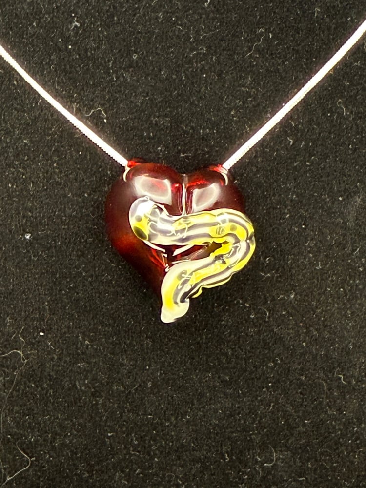 Image of Love Bug Heart Pendants 