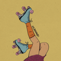 Image of Skate Babe 8x8 Print