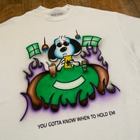 Image 4 of Dogs playing poker tee 
