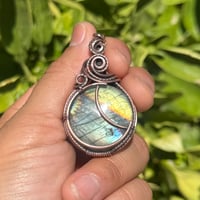 Image 1 of Labradorite Moon 🌙💚