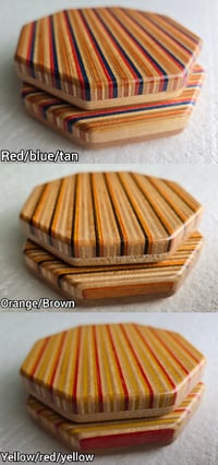 Image 2 of Recycled Skateboard Coasters