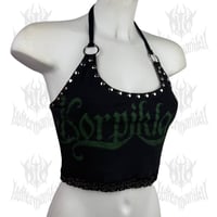 Image 1 of Korpiklaani “Logo” Halter Top (SIZE XS/S)