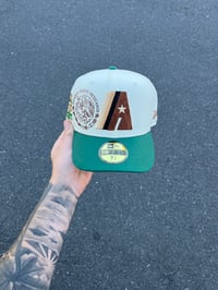 Image 2 of TRI TONE  ESTADOS UNIDOS MEXICANOS HOUSTON ASTROS CUSTOM FITTED CAP