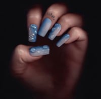 Image 1 of GRADIENT WATER PRESS-ON NAIL WEAR SET - MADE TO ORDER
