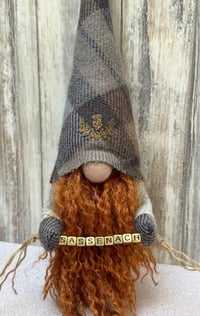 Image 1 of Outlander inspired Sassennach lambswool tartan gnome