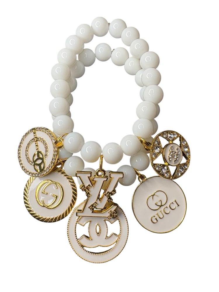 Image of White/Gold