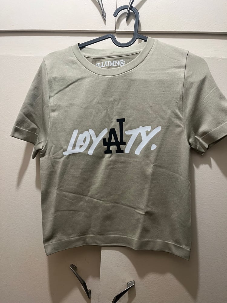 Image of crop top light green