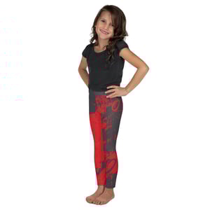 Olympia Grey Pattern Kid's Leggings