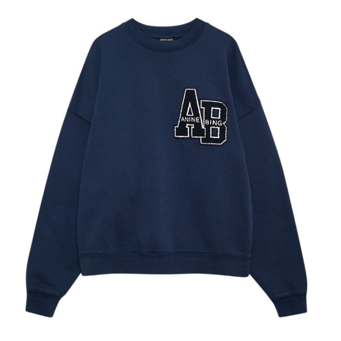 Image of ANINE BING MILES OVERSIZED SWEATSHIRT