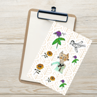 Summer Flowers Sticker Sheet