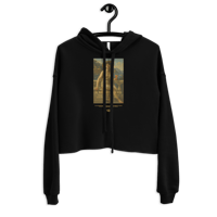 Image 1 of "AI will replace sh*t" - Ring-Spun Cotton Crop Hoodie