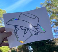 Image 1 of Trump With Cowboy Hat Decal