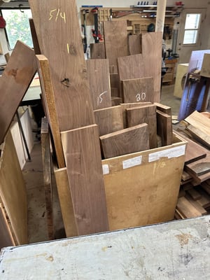 Figured shorts, shorts, and by the pound wood
