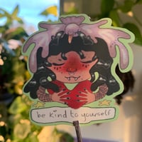 Image 2 of be kind to urself sticker