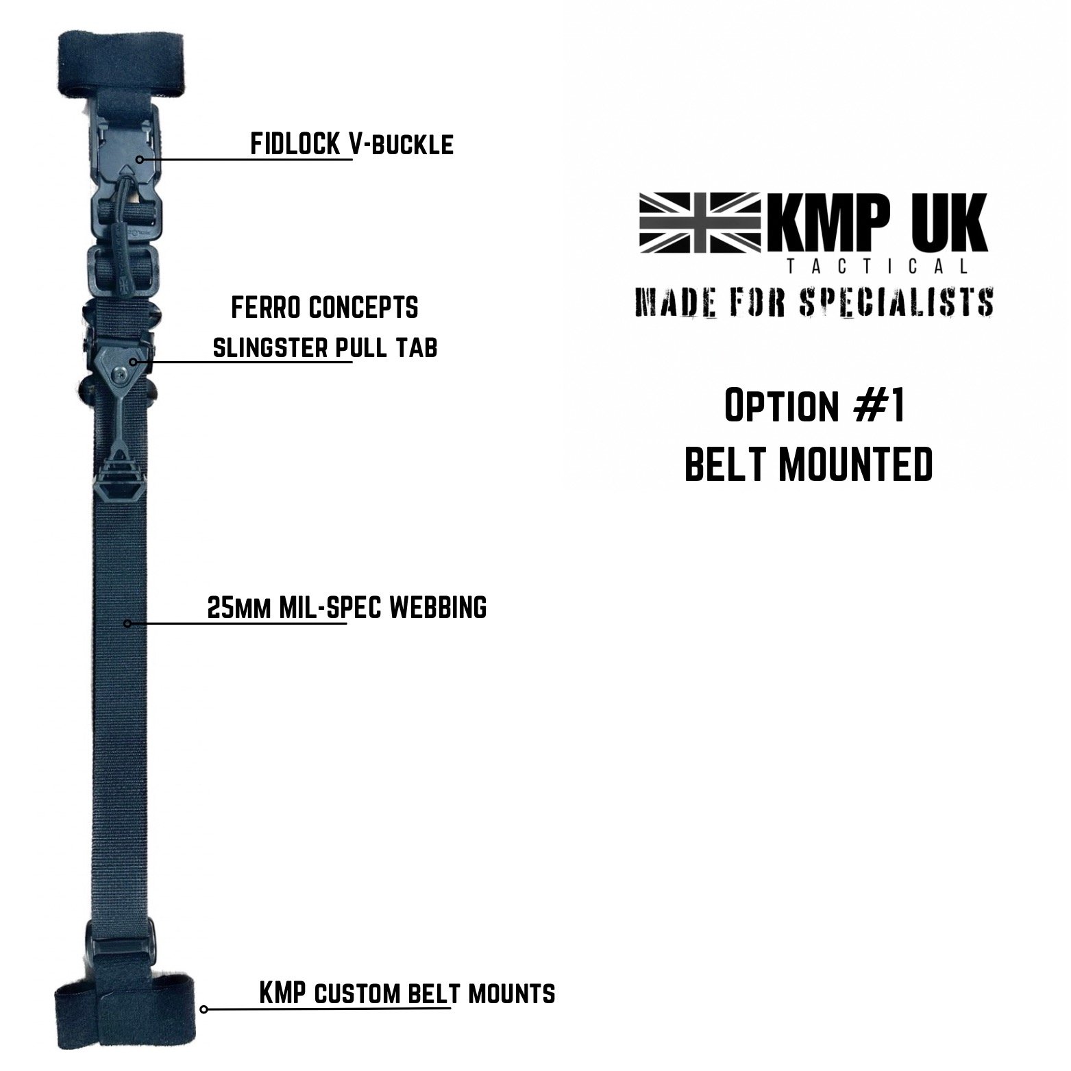 KMP Personal Weapon Retention System | KMP UK TACTICAL