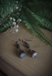 Image 3 of Real poppy seed pod earring