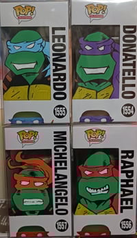 TMNT Funko Pop Remarque - Full Set