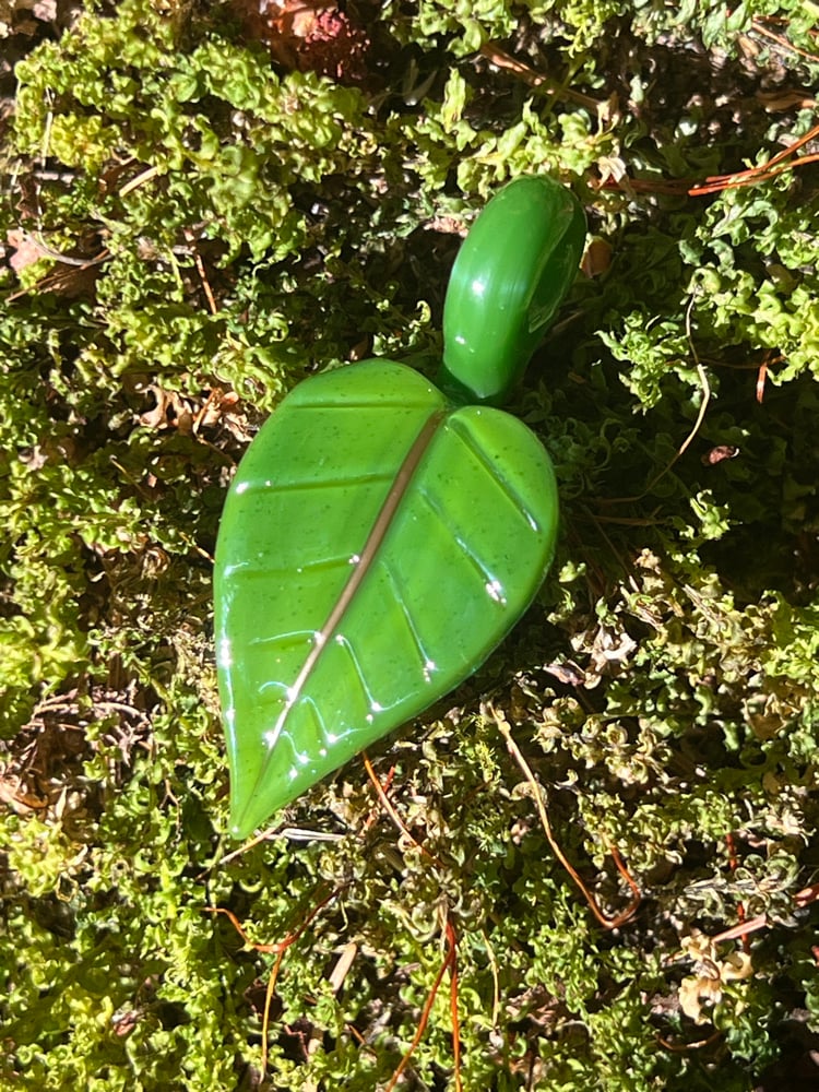Image of Green Leaf Pendant