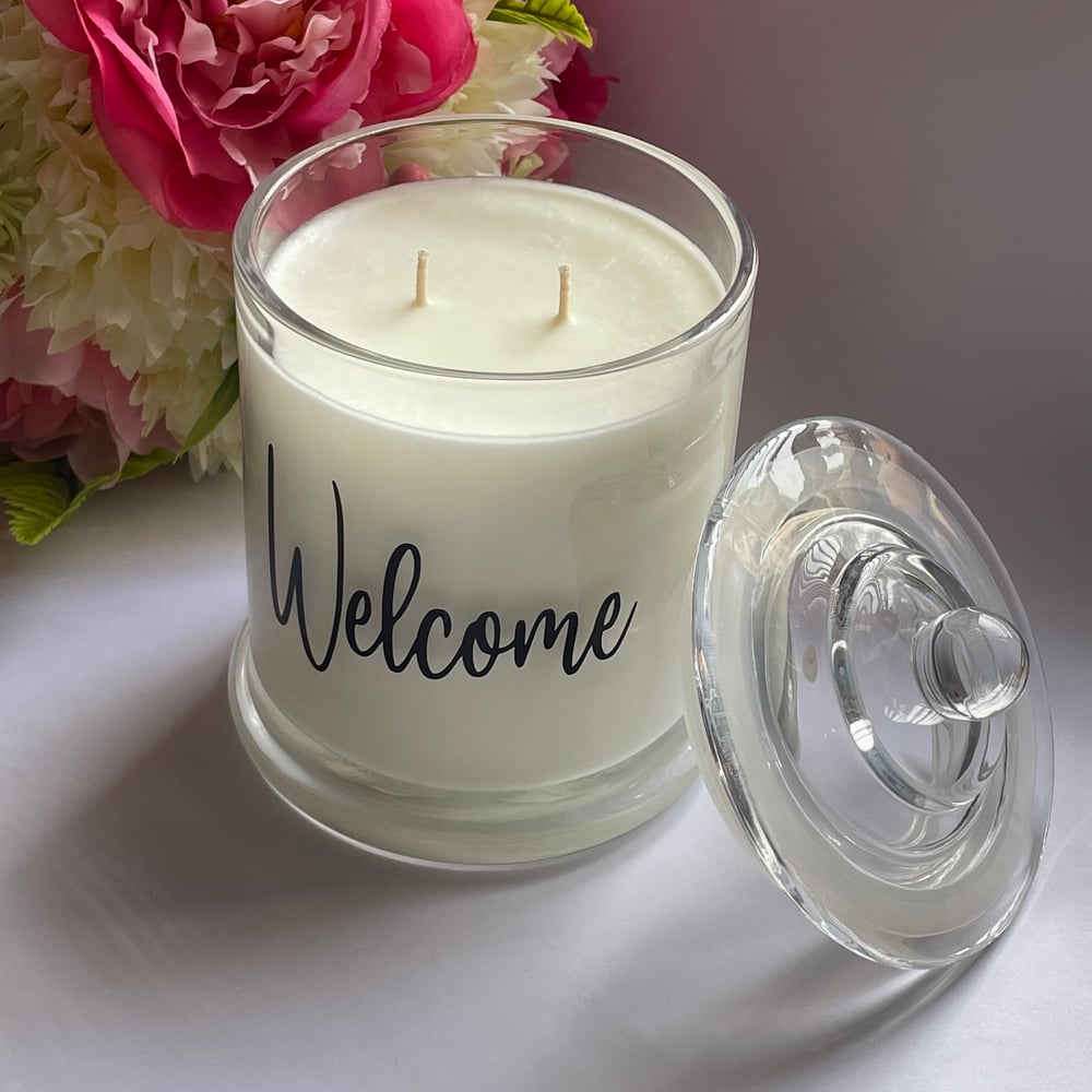 Welcome Candle (Double Wicks)