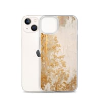 Image 23 of White and Gold Tattered Texture Goth Lolita Kawaii Baroque Clear Case for iPhone®