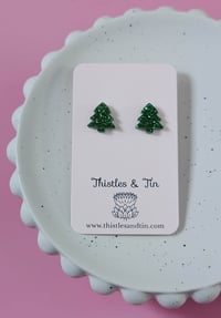 Image 1 of 15mm Christmas Tree Stud
