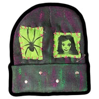 Image 2 of “GNARLY JUNK #8” Custom Punk Beanie