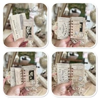 Image 6 of French Ephemera Box of lace samples and a lace sample snippet book