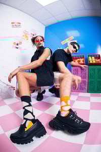 Image 5 of Calcetín Nachos Crujientes Naranja