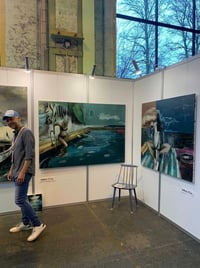 Image 4 of PAINTING / MALERI / "The picnic” / 120X140 CM