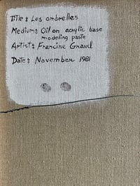 Image 4 of “Les Ombrelles”, Oil on Acrylic Base Painting on Canvas