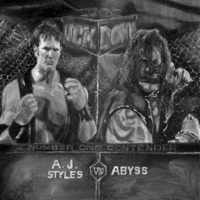 Image 2 of Print - Aj Styles V. Abyss, Lockdown ‘05