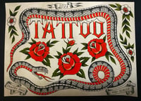 Snake Tattoo Print