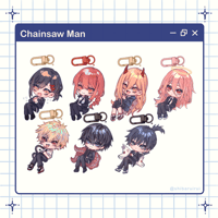 Image 1 of Chainsaw Man Charms