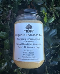 Organic SeaMoss Gel Pineapple + Passion fruit 