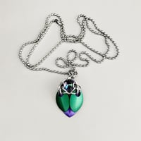 Image 2 of Bejeweled Scarab Capture Crystal Pendant