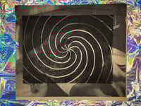Image 2 of Original Lino Print - Swirl - Sleeping