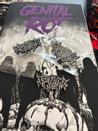 Image 2 of Genital Rot Logo Pin 