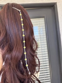 Image 1 of Solar Bubbles Beaded Hair Clip