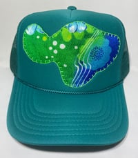 Maui fabric trucker #VM10