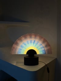 Image 2 of Lampe arc-en-ciel en verre de Murano 