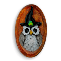 Mini Sculpture: Witch Owl