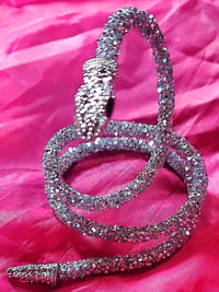 Rhinestone snake anklet or arm bracelet 