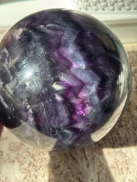 Image 12 of XXL 20LB RAINBOW FLUORITE SPHERE -CHINA- B