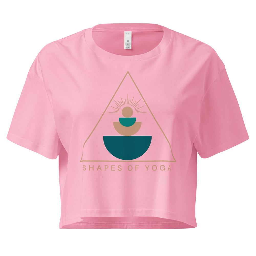 Women’s crop top - Shapes of Yoga