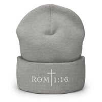 Image 1 of Romans 1:16 Cuffed Beanie  